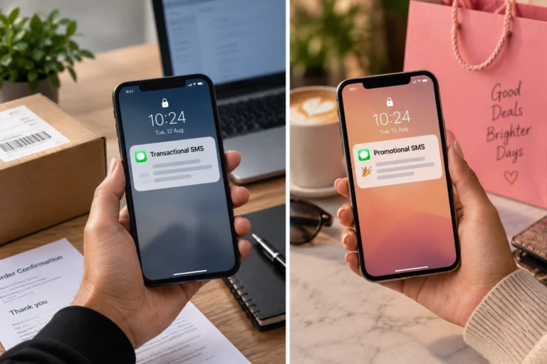 Transactional SMS vs Promotional SMS: What’s the Difference (and Why It Matters)
